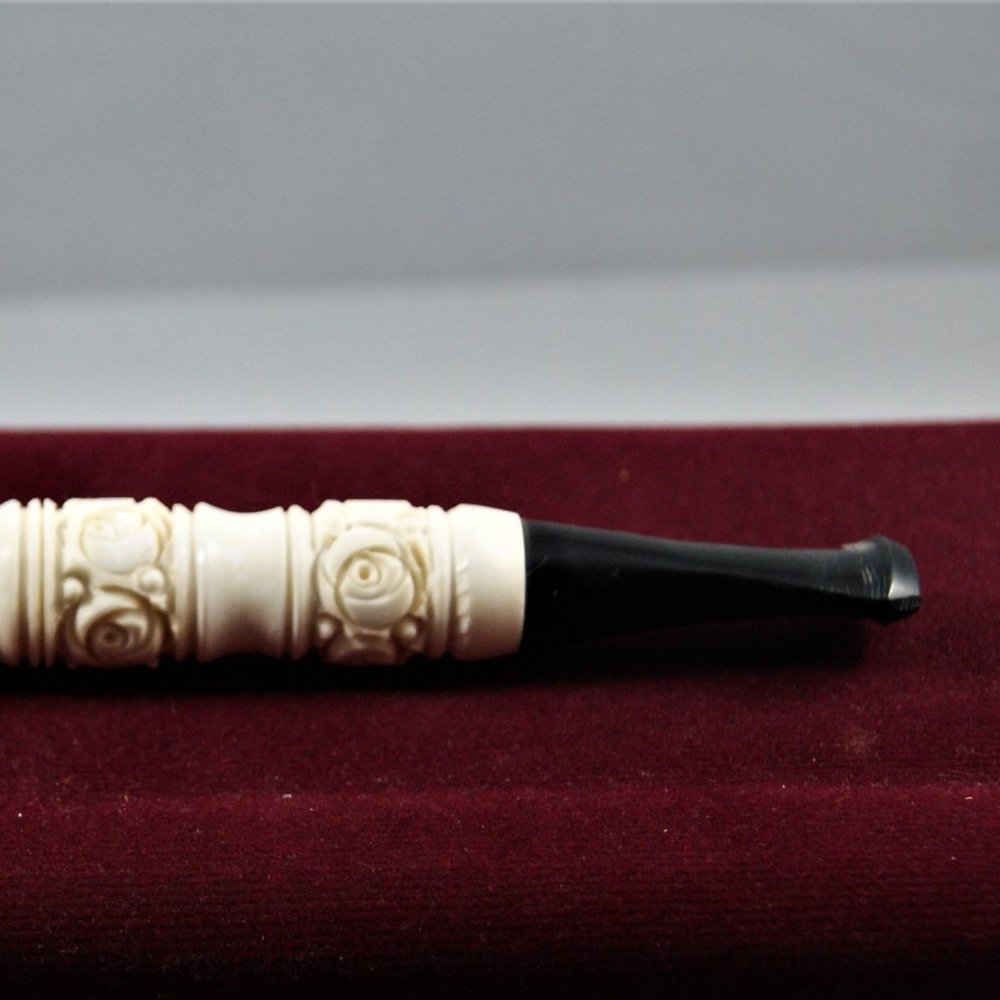 Meerschaum Cigarette Holder | White - Handmade